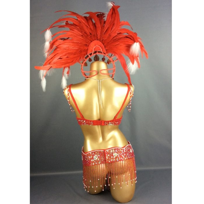 HOT SALEING Sexy Samba Rio Carnival Costume Feather Headdress #C2152