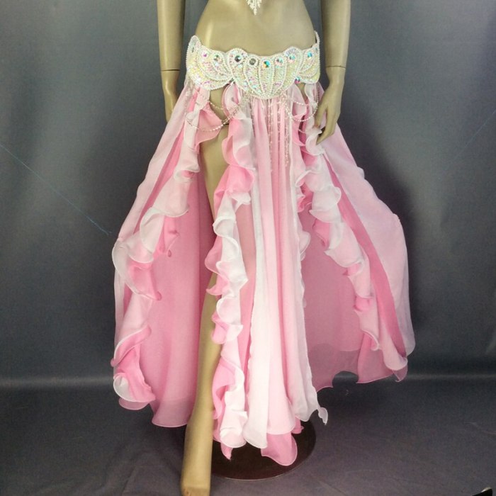 High quality Doubt colors Women's Dancewear belly dance costume clothes Performances tranining Dress circle belly dancing Skirts SK37