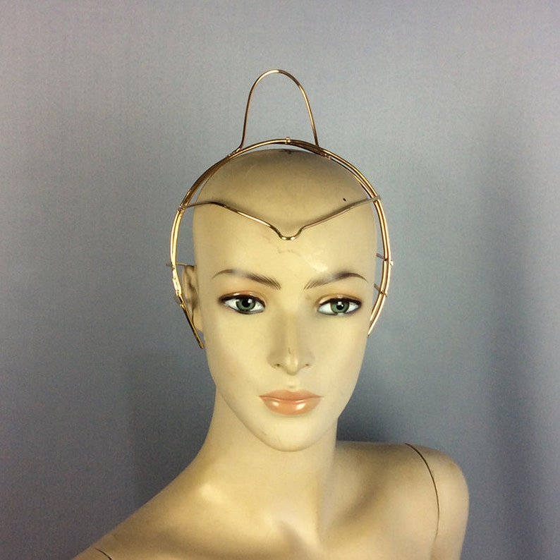 Headpiece Women Gold Wire Abstract Design Dance