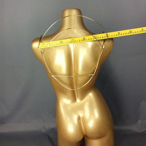 Dance Collar - Gold - Wire Sculpture Design - Performance Wear