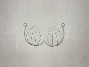 Dance Accessory + Adult + Silver + Wire Frame + Ballet