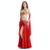 New high quality Belly Dance Costume Dresses Sexy Bra+Skirt+belt stage Performance Suits Outfits Clothes green red 2 colors