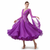 Women's Ballroom Standard Waltz Dress With Rhinestones Multicolor For Competition