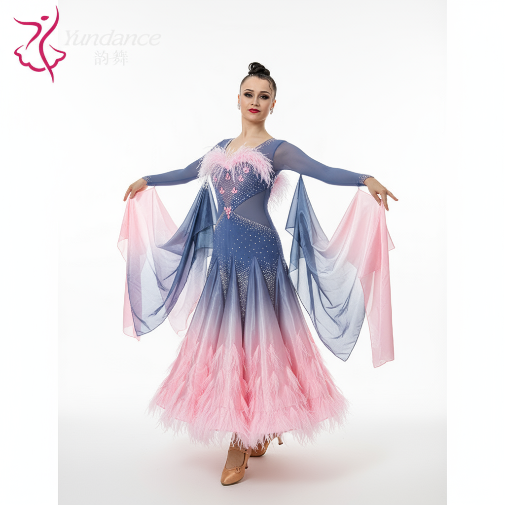 Women's Ballroom Competition Dance Dress Custom Made For Blackpool