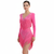 Latin Ballroom Dance Costume With Tassel And Long Sleeves For Adults And Kids Competition