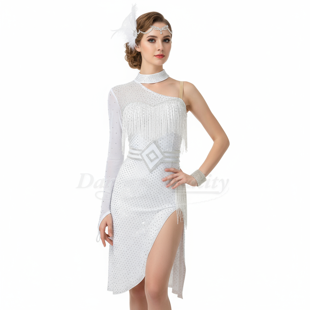 Latin Ballroom Dance Dress Custom Samba Jive Style For Adults And Kids Competition