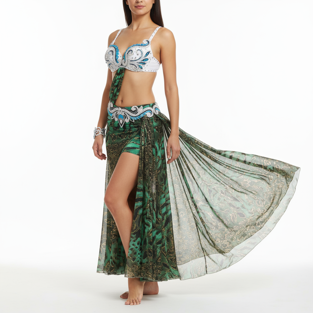 New Professional Performance Wear Belly Dance Costume Long Skirt Set Belly Dancing Sexy Bellydance Clothes Outfit For Women&Girl TF1922