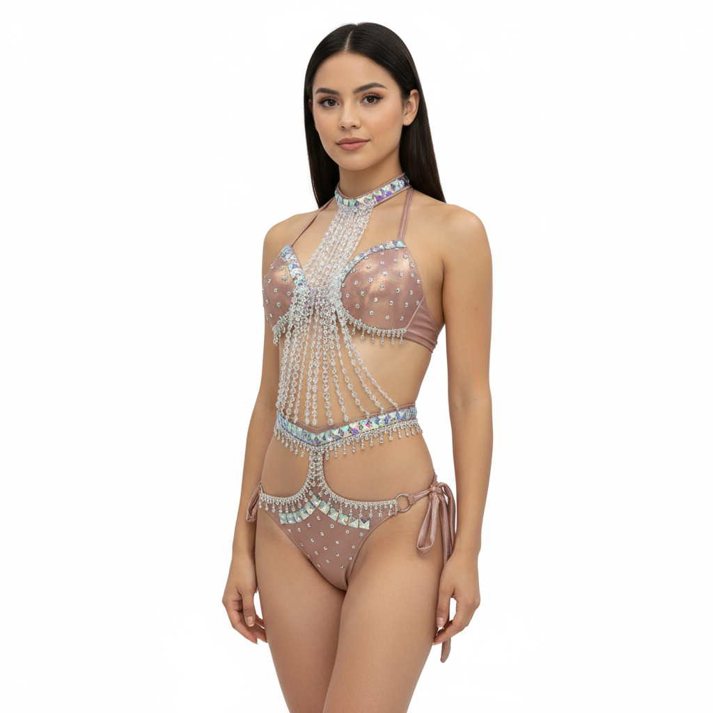 New Arrival Sexy Samba Carnival For Women Handmade costues  stones Samba Suit C050