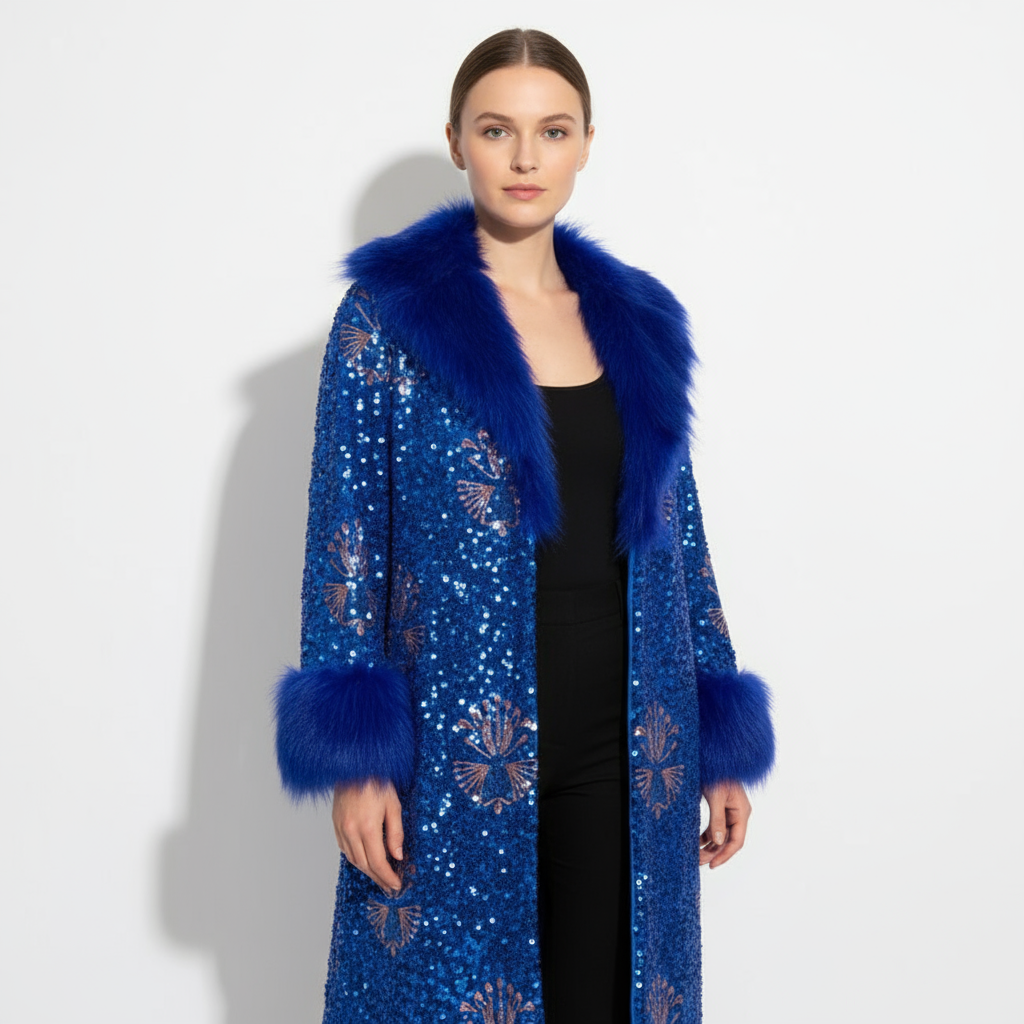 Long kimono coat stage performance costumes