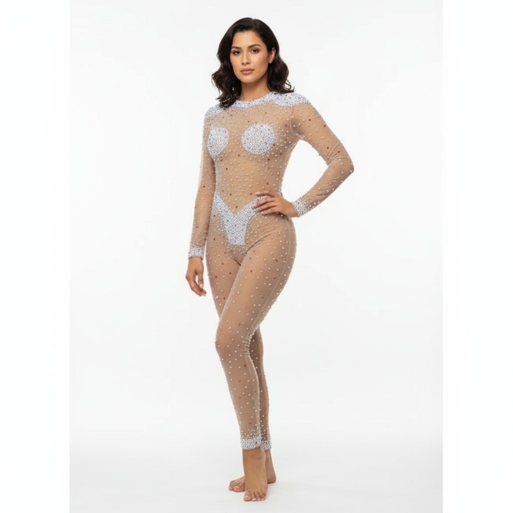 New Style Beading Bodysuit Female carnival costumes
