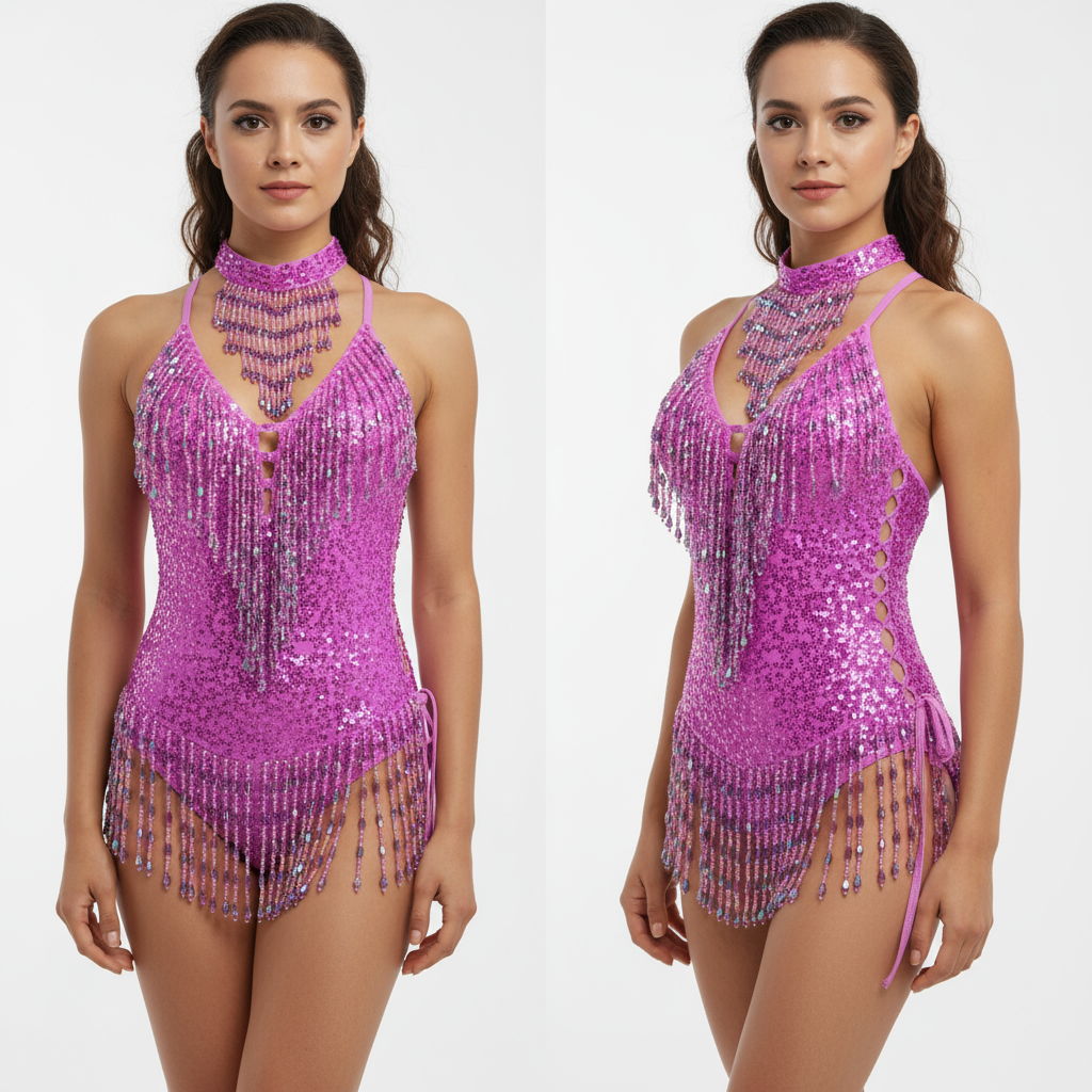Sexy showgirl carnival costumes for EDC beading Sequin One-Piece Bodysuit Outfit Costume Stage Performance Leotard DJ Party BS11