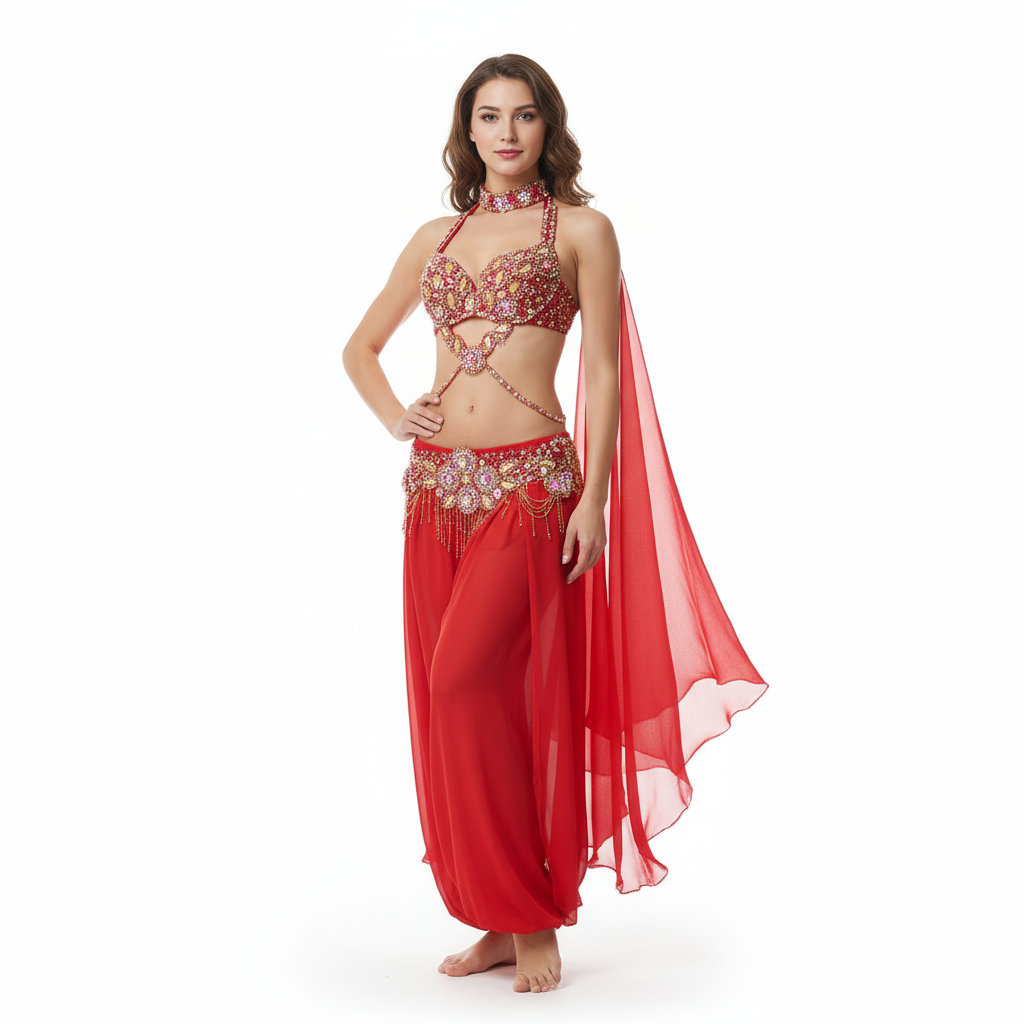 Top quality New women belly dance costume set showgirl belly dancing clothes EDC halloween bellydance bra&belt&skirt 4pcs suit TF1732 + SK1905