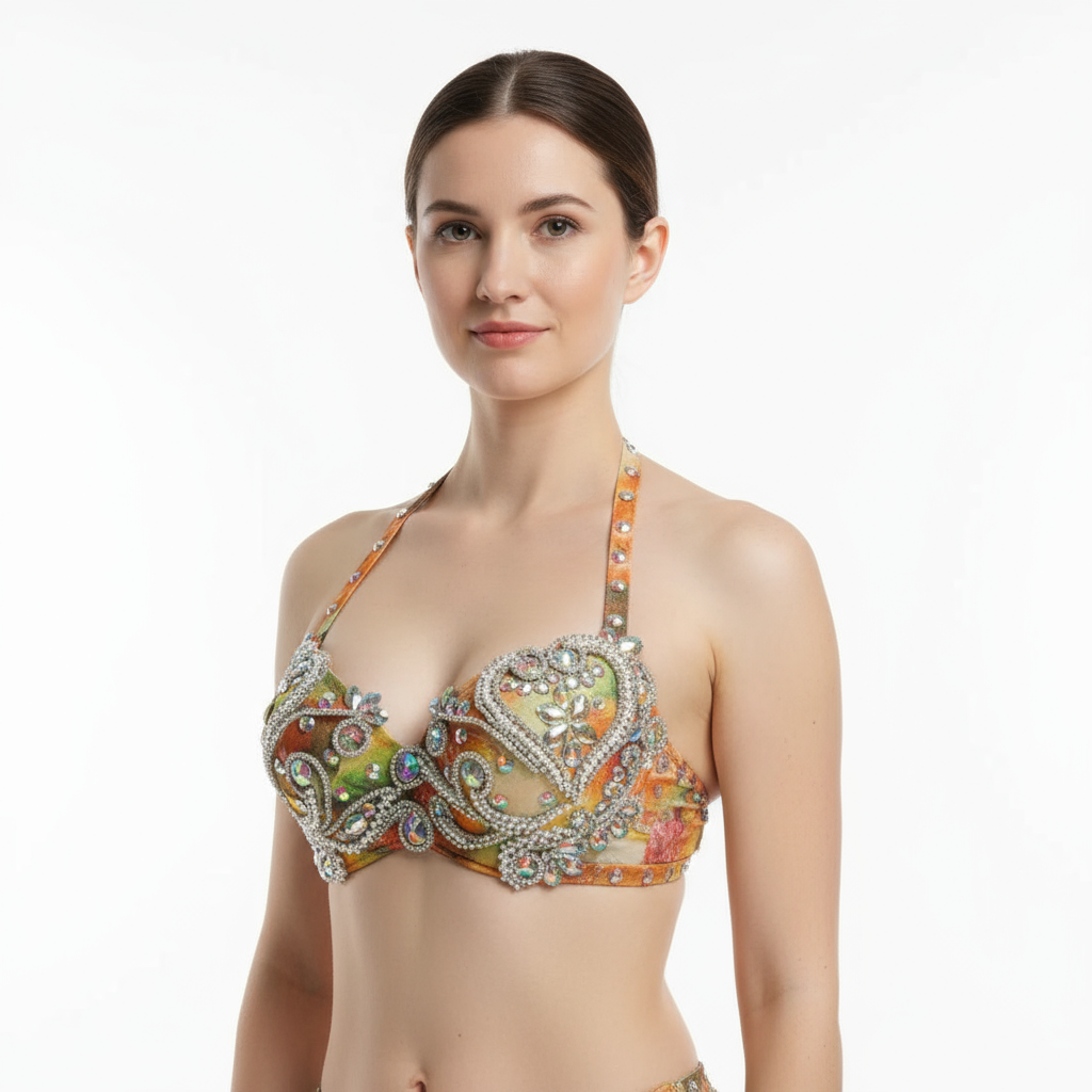 Women's belly dance costumes beads bra belly dancing clothes Bellydance Bead Sequins tops BAR1905