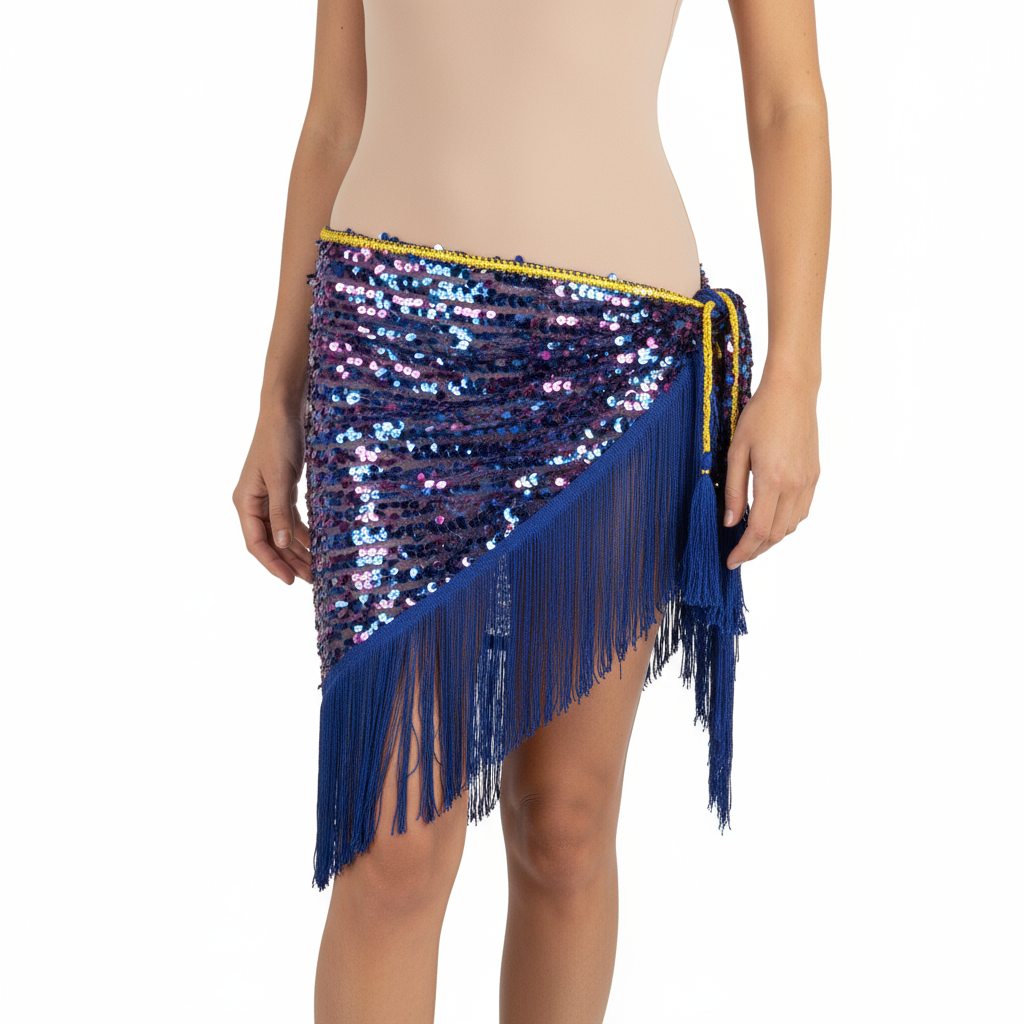 wholesale new style Tassel belly dance Waist chain hip scarf Triangle Shawl Belt with Sequin Women's BellyDance Belt 14 colors HS9839