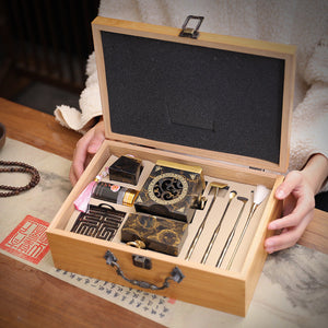 Brass Incense Burner Kit Gift Box