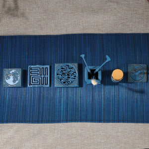 Ancient Blue Censer Incense Burner Kit Set