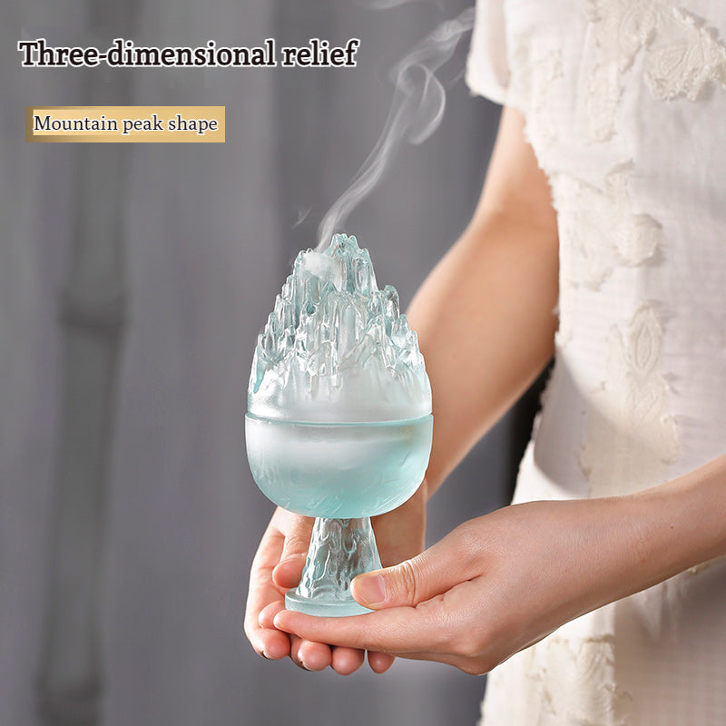 Transparant Color Censer Incense Burner Holder