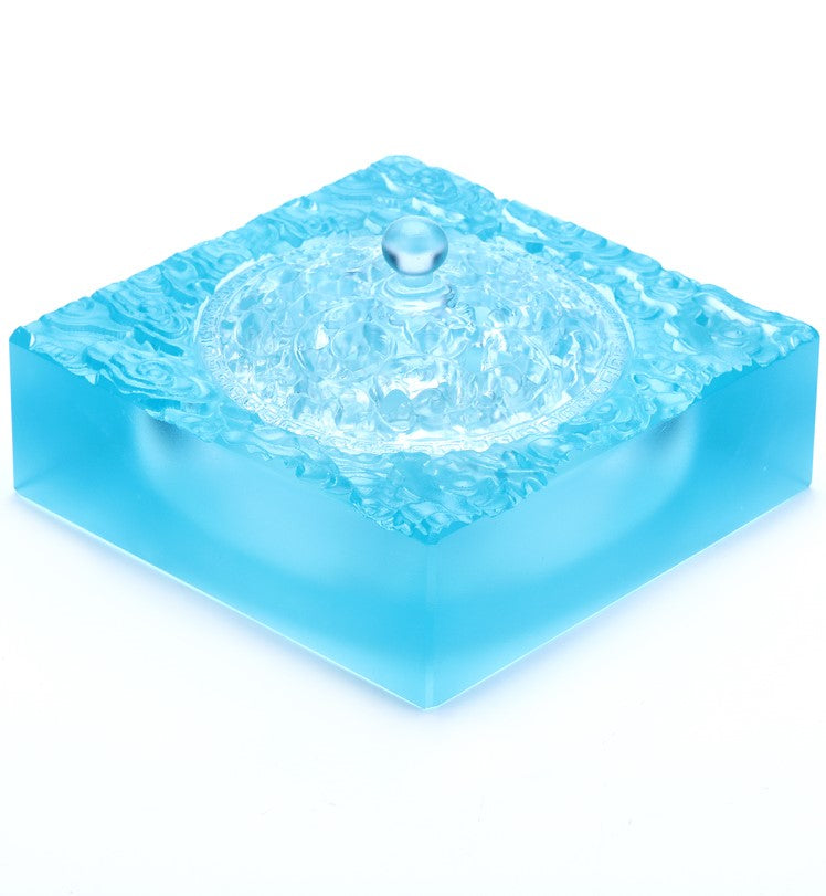 Square Antique Glazed Incense Burner