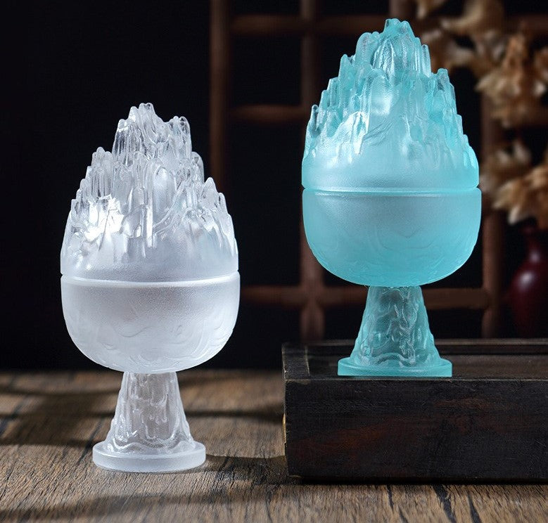 Transparant Color Censer Incense Burner Holder