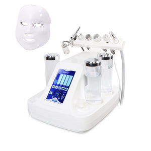 Multifunctional LED Hydro Microdermabrasion Ultrasonic RF Oxygen Spray Deep Cleansing Facial Machine