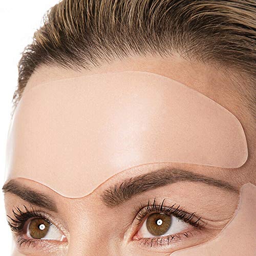 2Pcs Anti-Wrinkle Silicone Forehead Decollette Pads