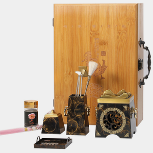 Brass Incense Burner Kit Gift Box